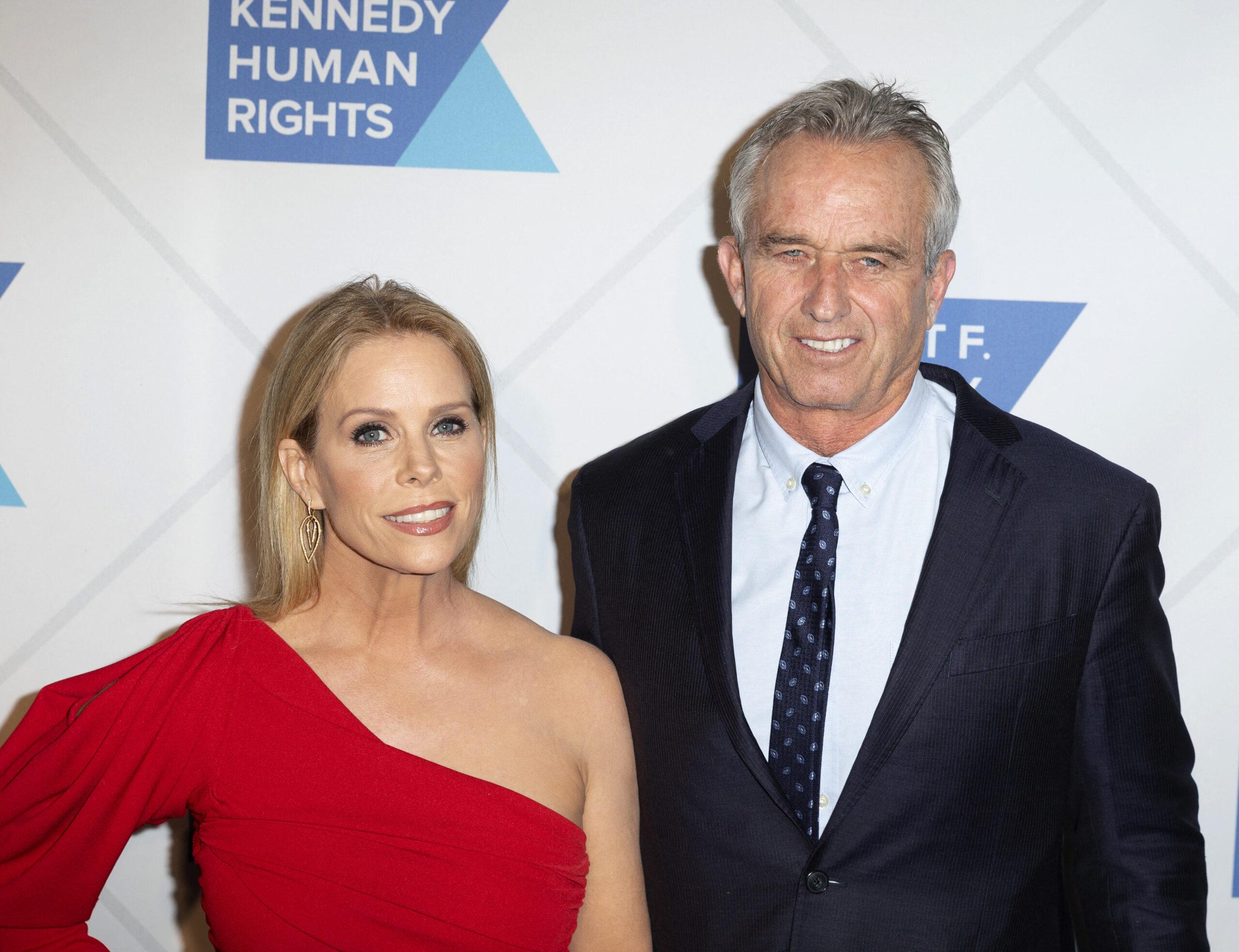 Cheryl Hines i RFK Jr. na rozdaniu nagród RFK Ripple of Hope 2019-NYC