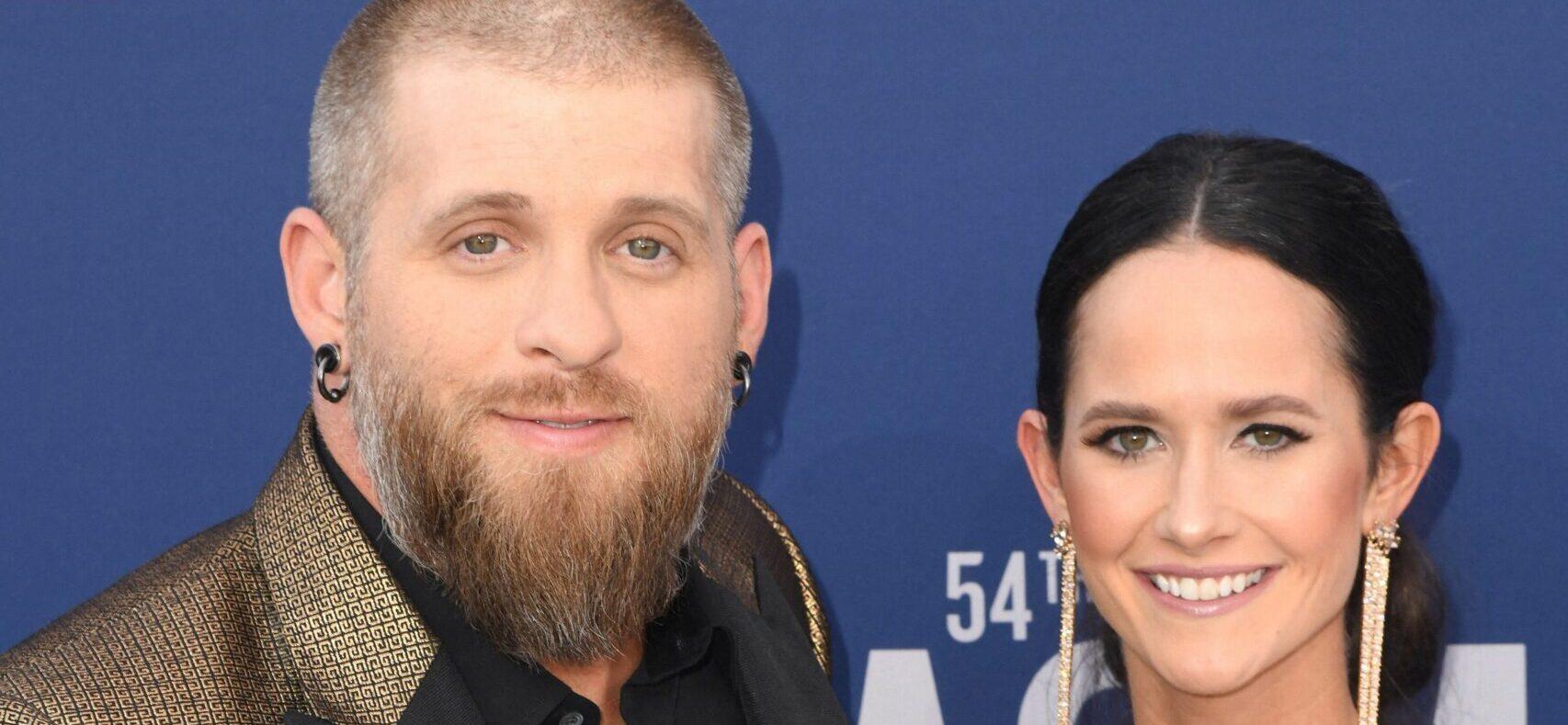 Brantley Gilbert and wife at 54th Annual ACM Awards, Arrivals, Grand Garden Arena