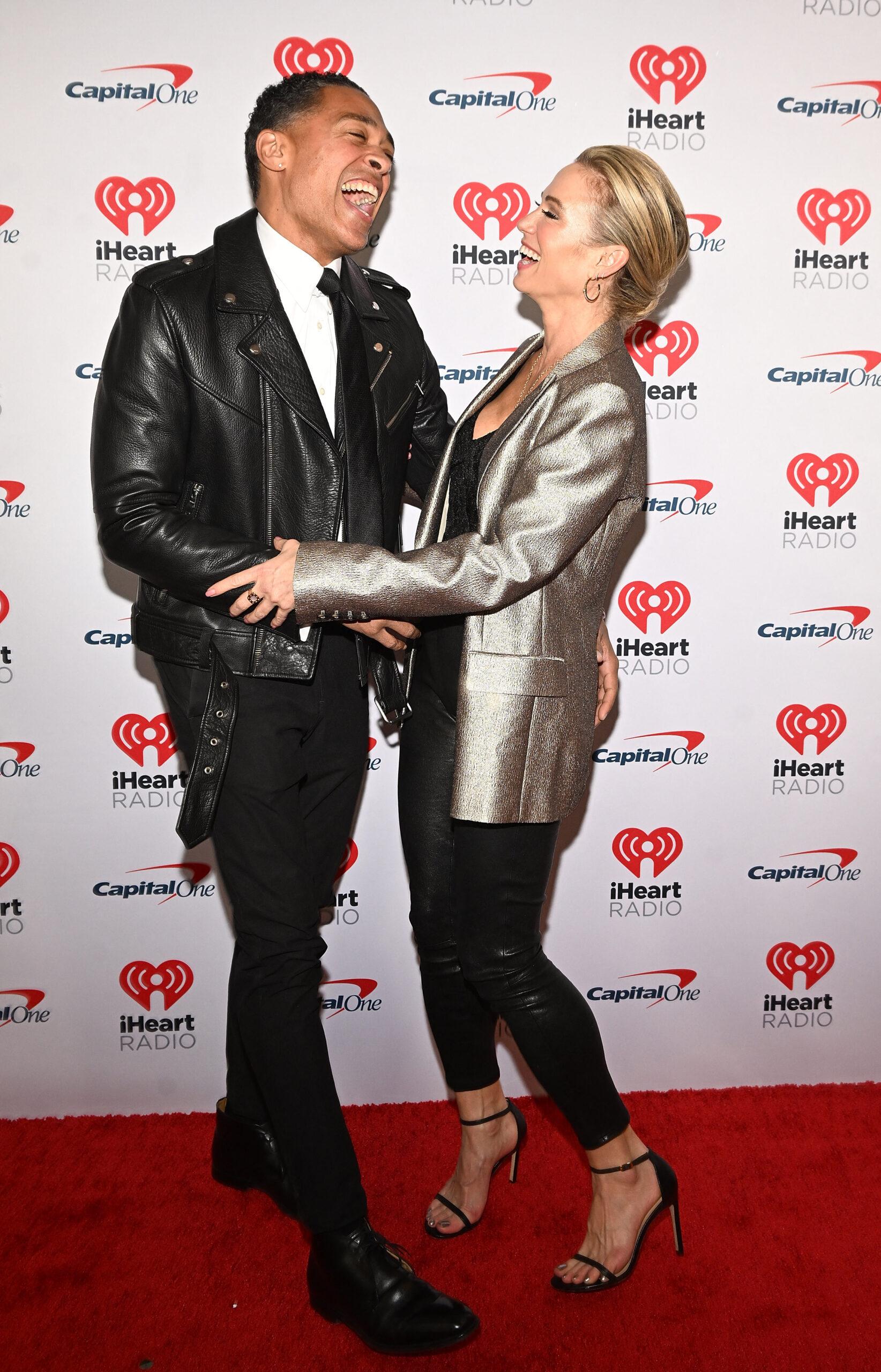 TJ Holmes dan Amy Robach di iHeartRadio 102.7. Jingle Ball 2023 Kiis FM