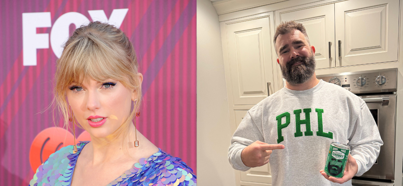 Taylor Swift and Jason Kelce