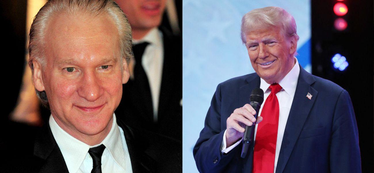 Bill Maher (left) Donald Trump (right)