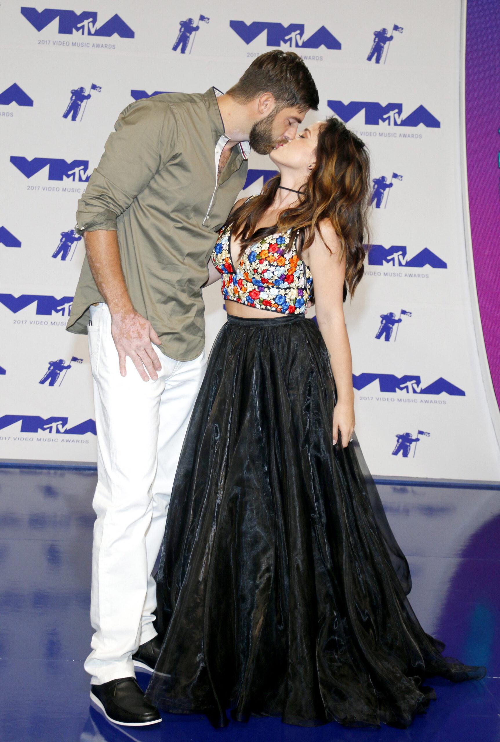 Jenelle Evans and David Eason at 2017 MTV Video Music Awards