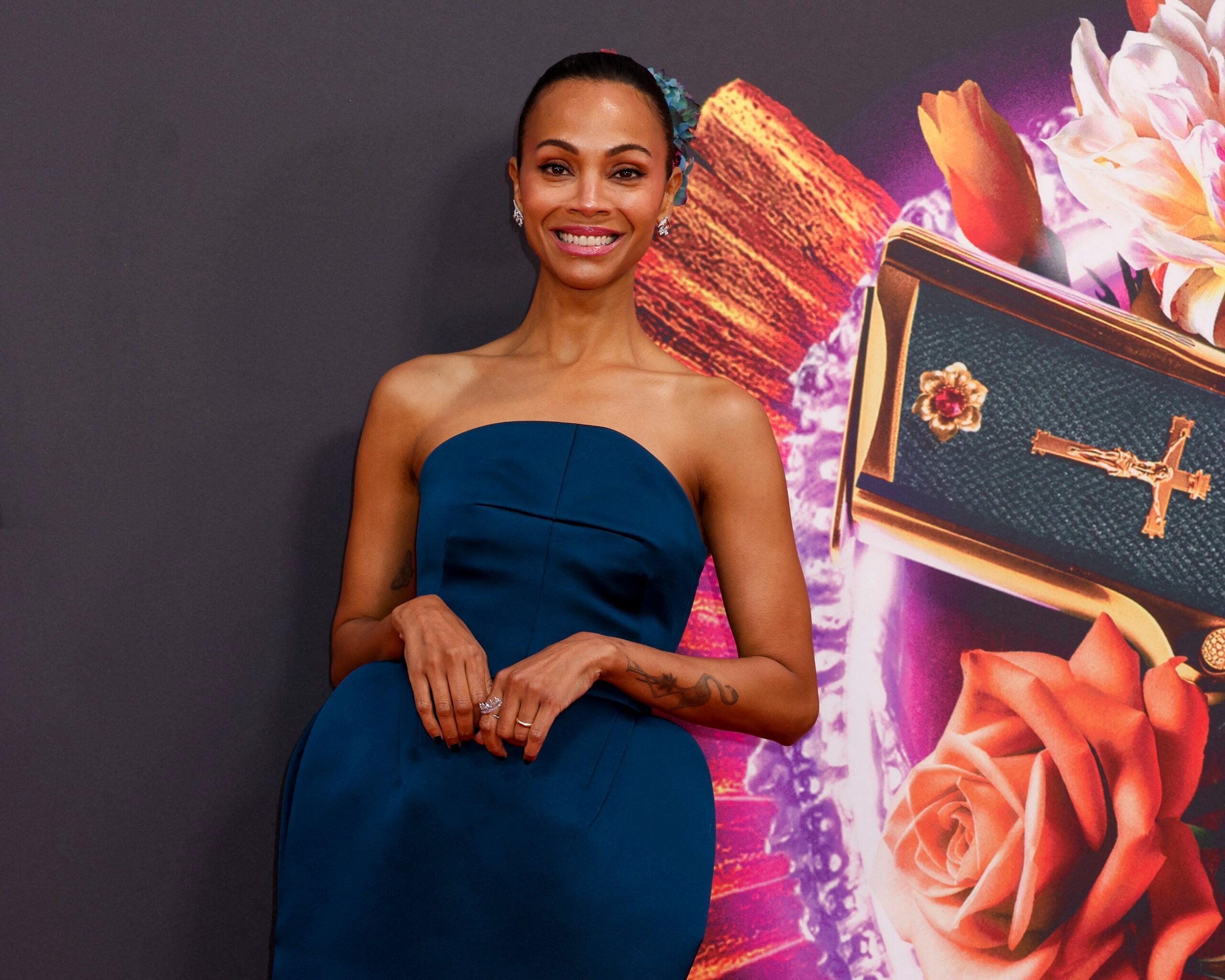 Zoe Saldana na festiwalu filmowym w Londynie