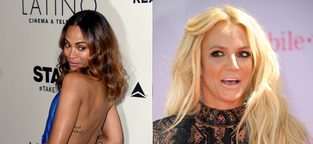 Britney Spears and Zoe Saldaña featured image