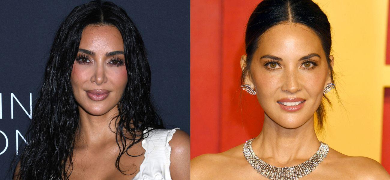 Kim Kardashian (left) Olivia Munn (right)