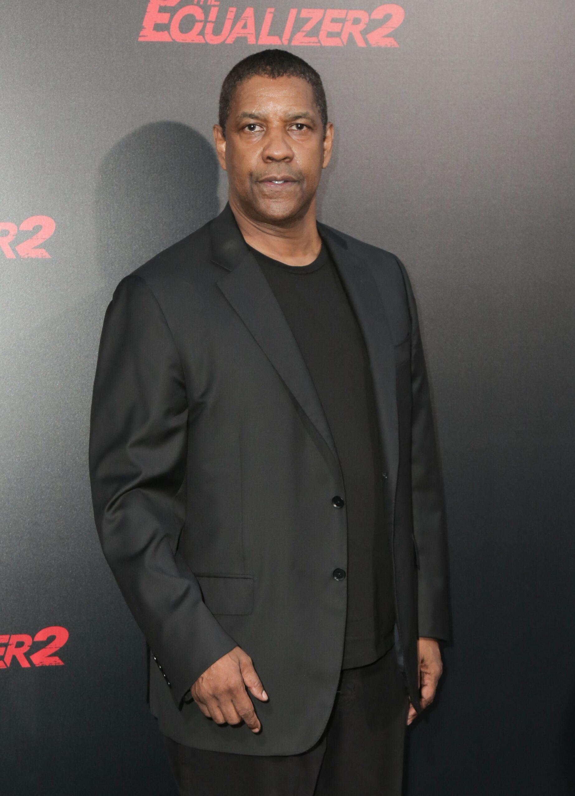 Denzel Washington at 'Equalizer 2' Premiere