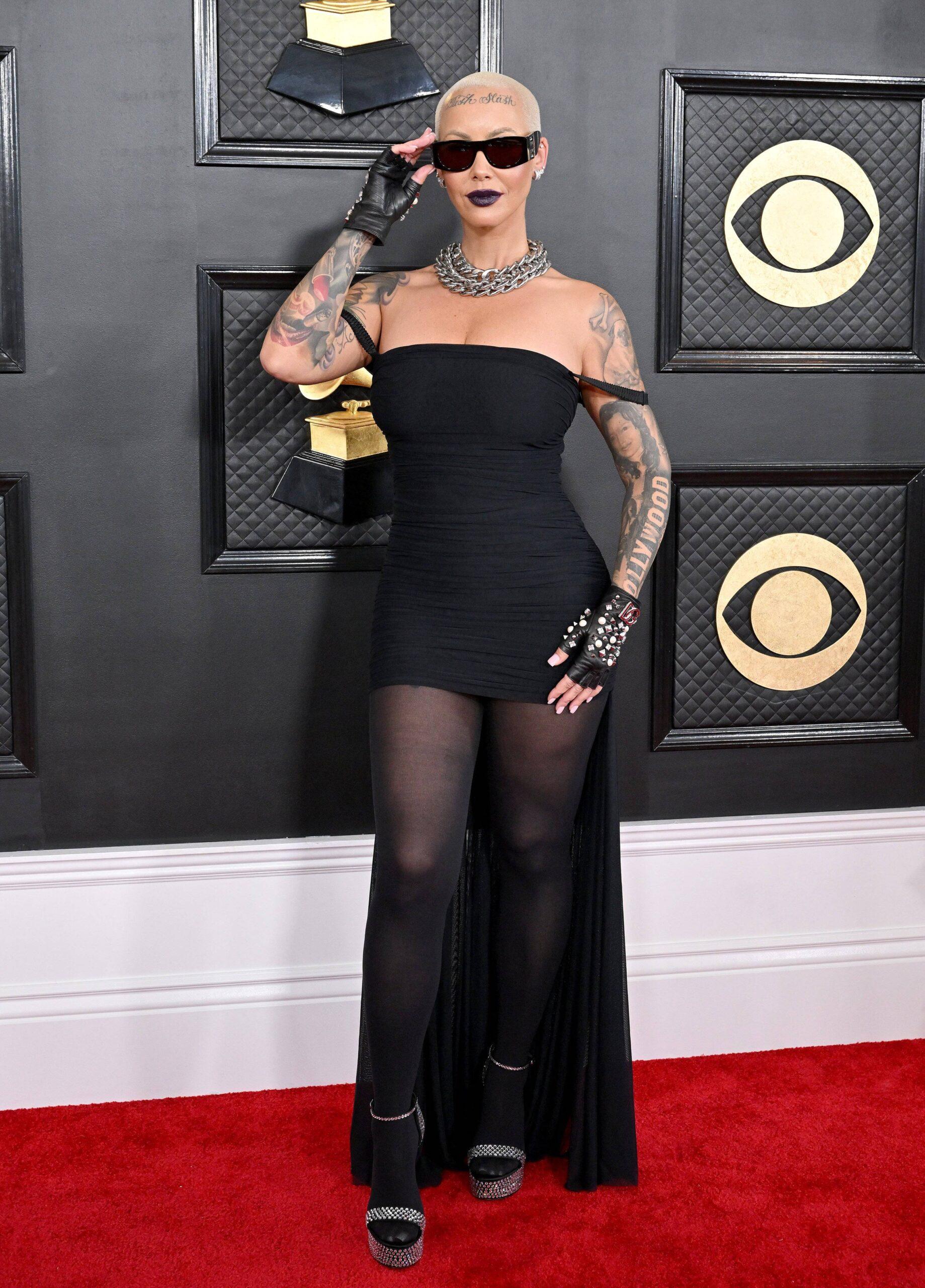 Amber Rose at 65th GRAMMY Awards