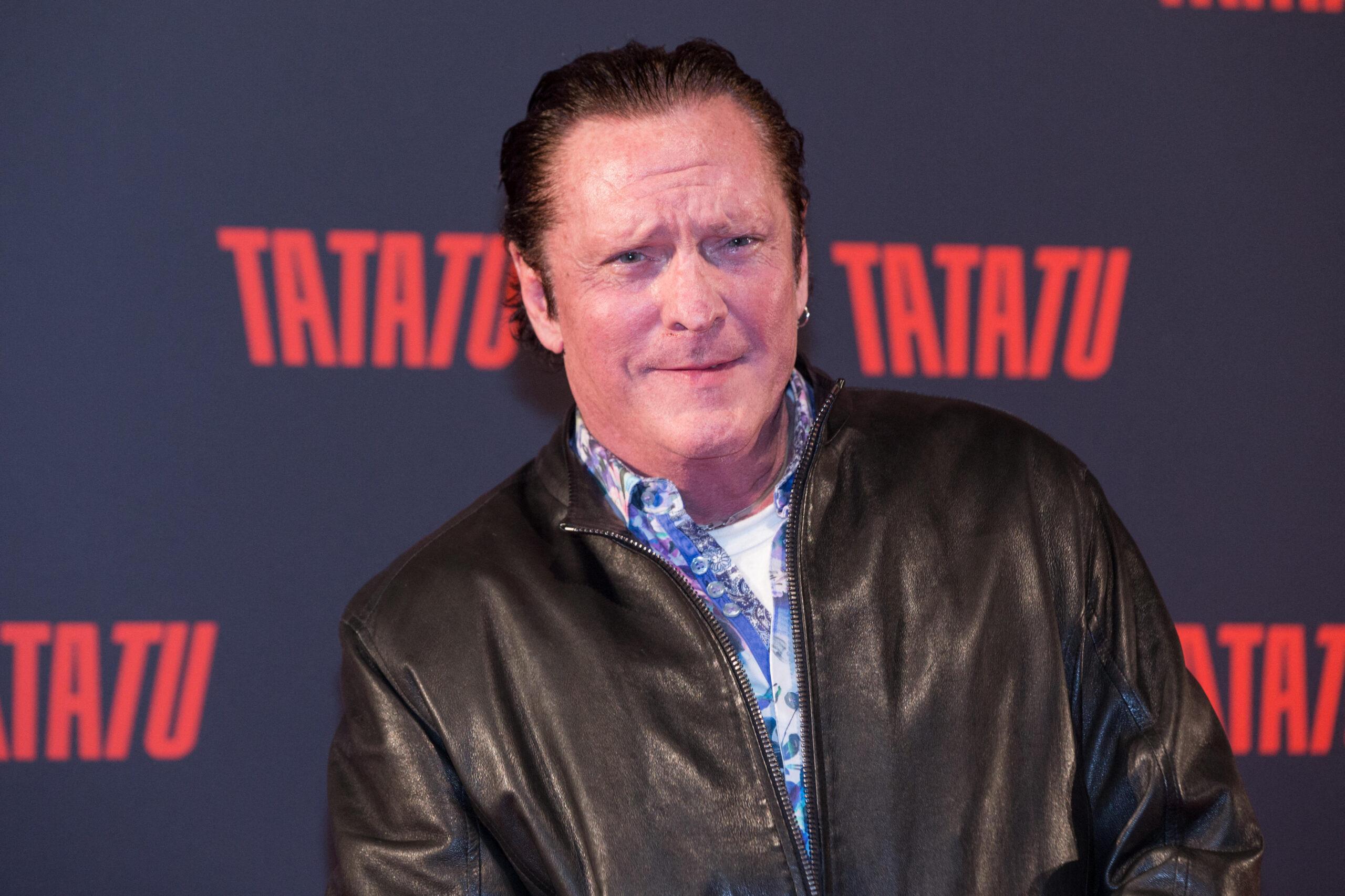 Michael Madsen at Antonio Banderas..Red Carpet for the presentation in Italy of TaTaTu, the first free social platform.