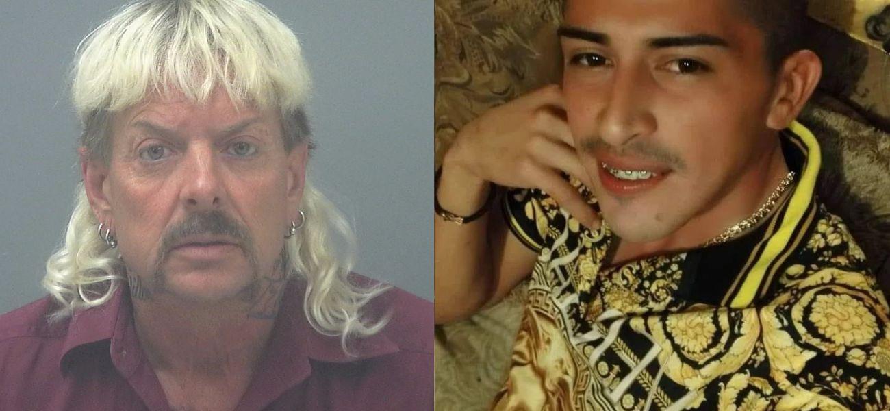 Joe Exotic (left) Joe Exotic's Fiancé (right0