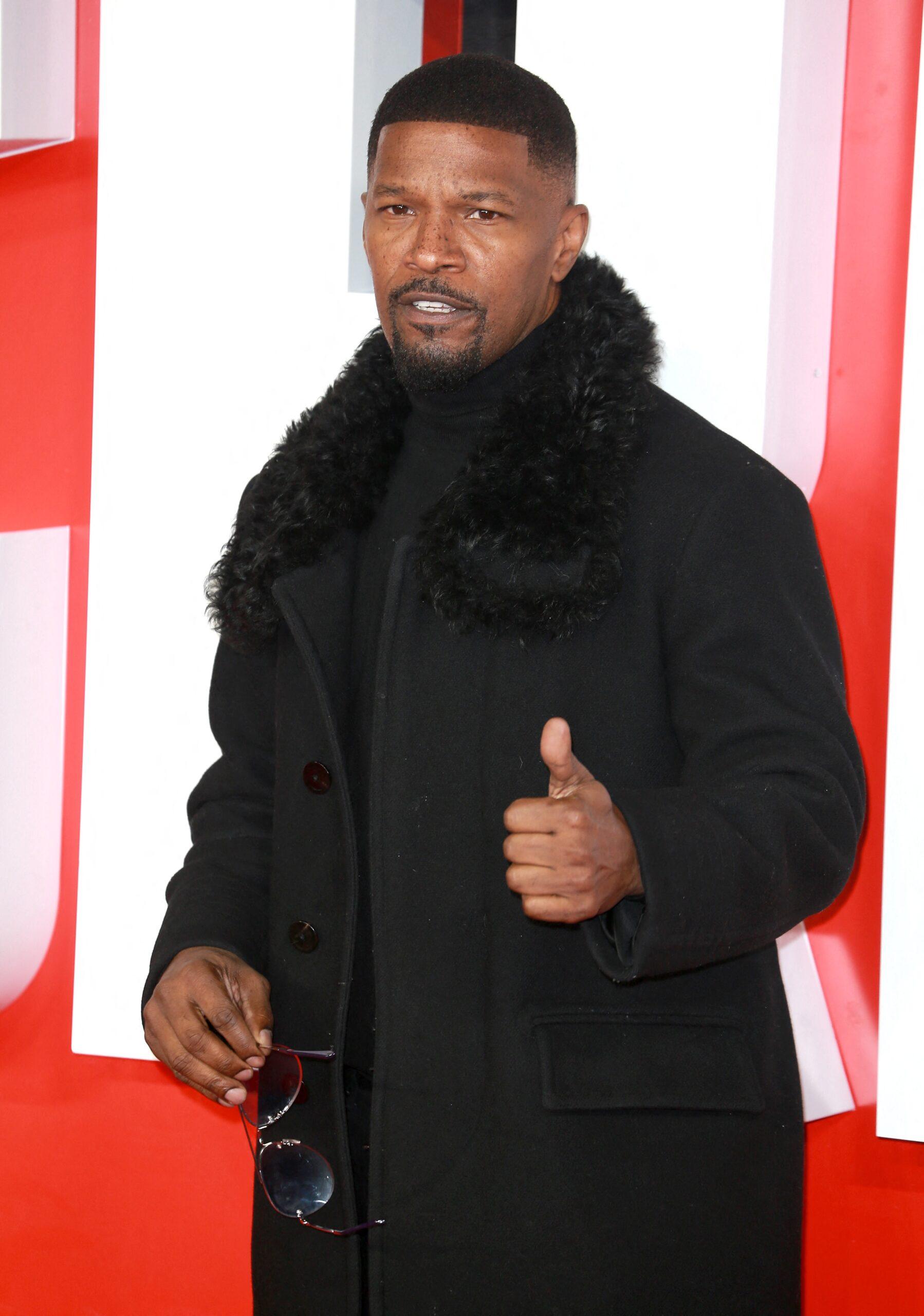 Jamie Foxx em sua estreia europeia "Religião III"