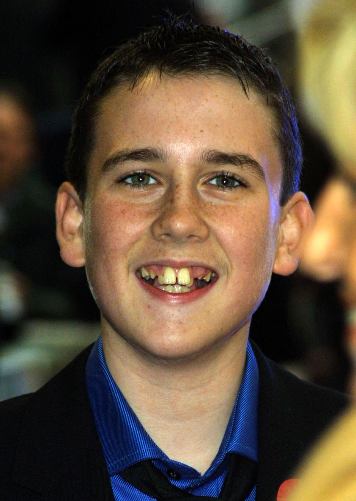 Matthew Lewis at World premiere of Harry Potter and the Chamber of Secrets in 2002