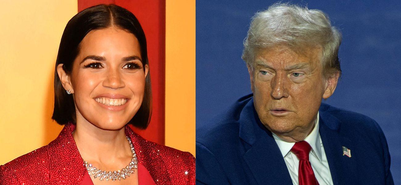 America Ferrera, Donald Trump photo collage