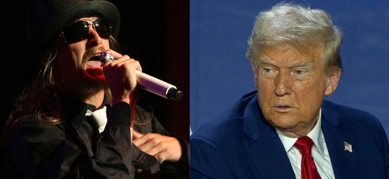 Kid Rock (left) Donald Trump (right)