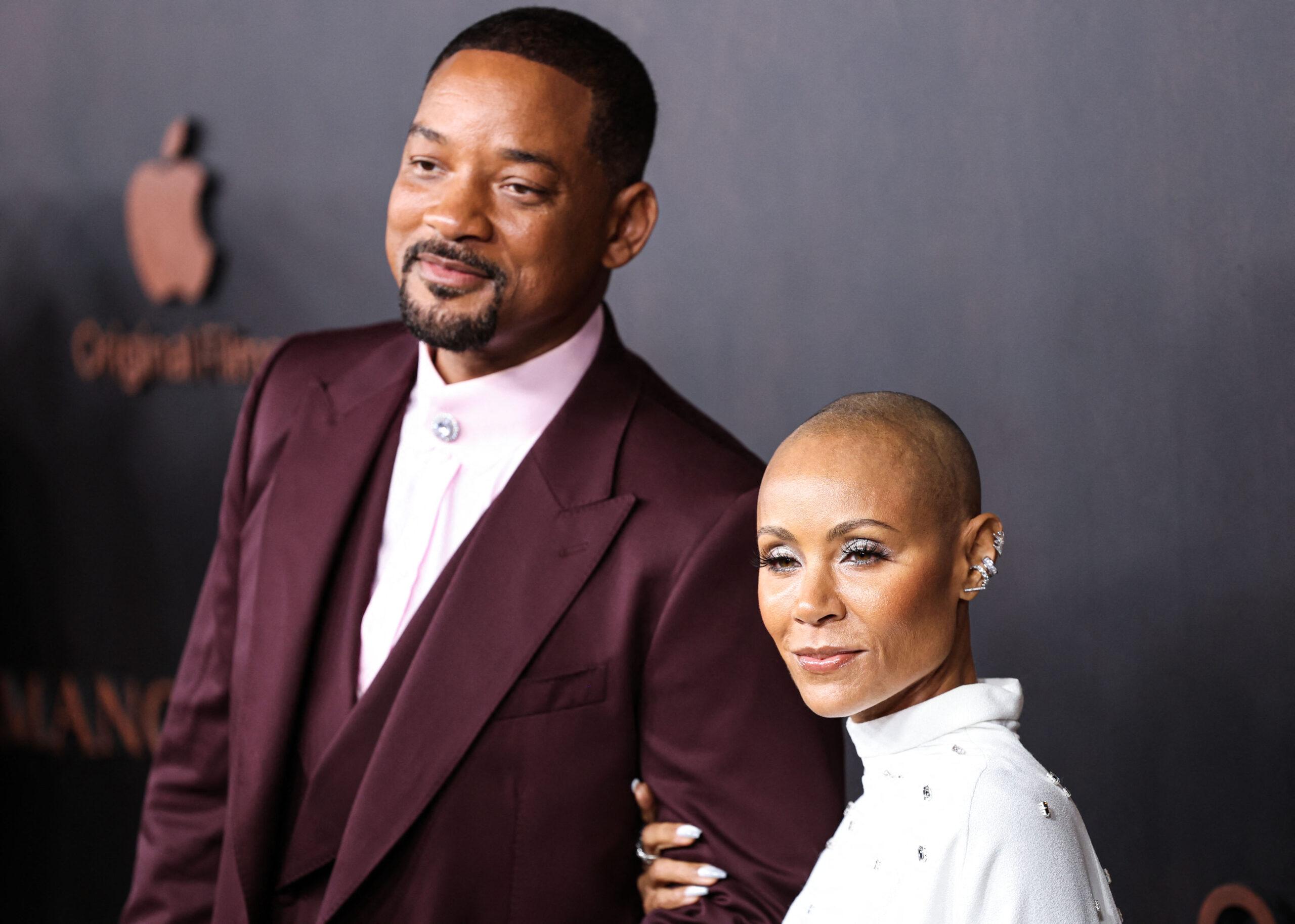 Will Smith and Jada Pinkett Smith at Los Angeles Premiere Of Apple Original Films' 'Emancipation'