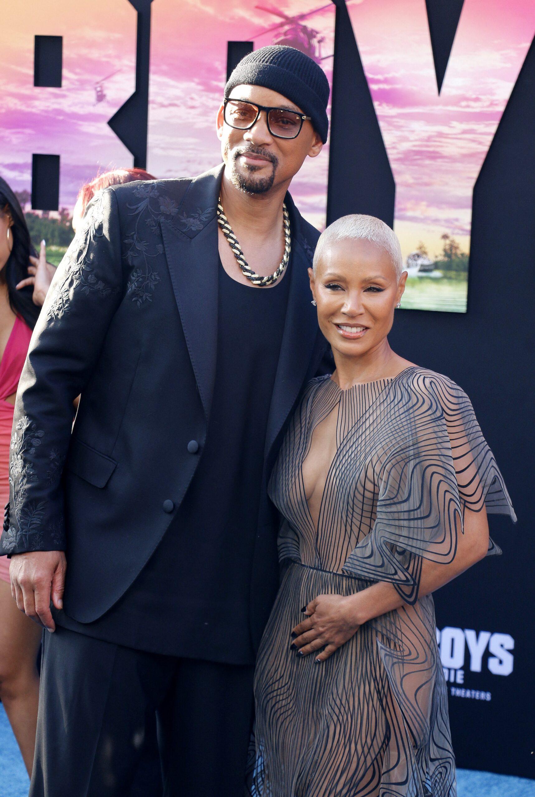 Will Smith and Jada Pinkett Smith at Los Angeles premiere of 'Bad Boys: Ride or Die' - Arrivals