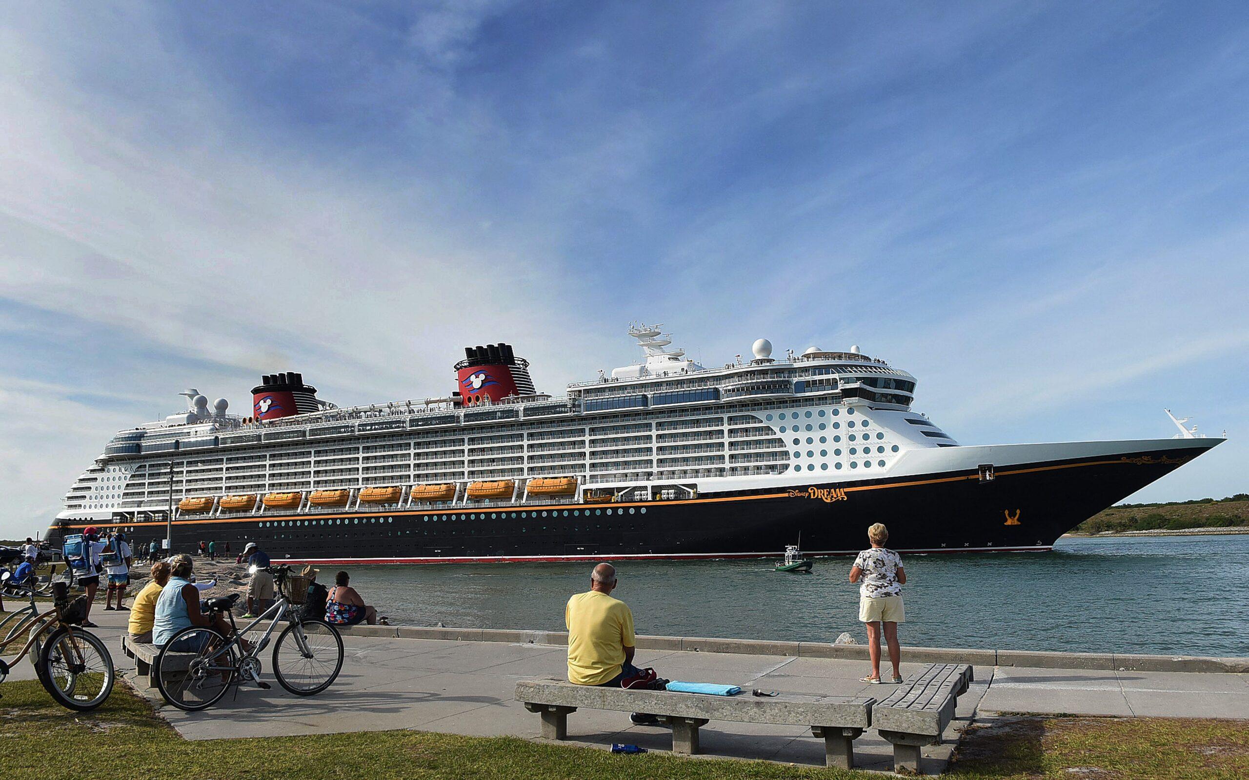 Disney Cruise Line ship docked in Florida