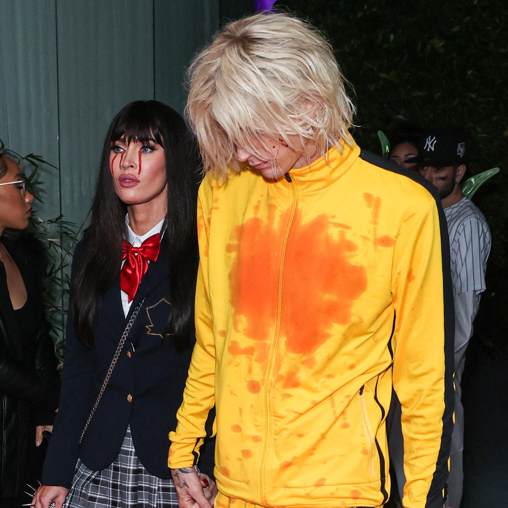 Machine Gun Kelly and Megan Fox in Halloween costumes