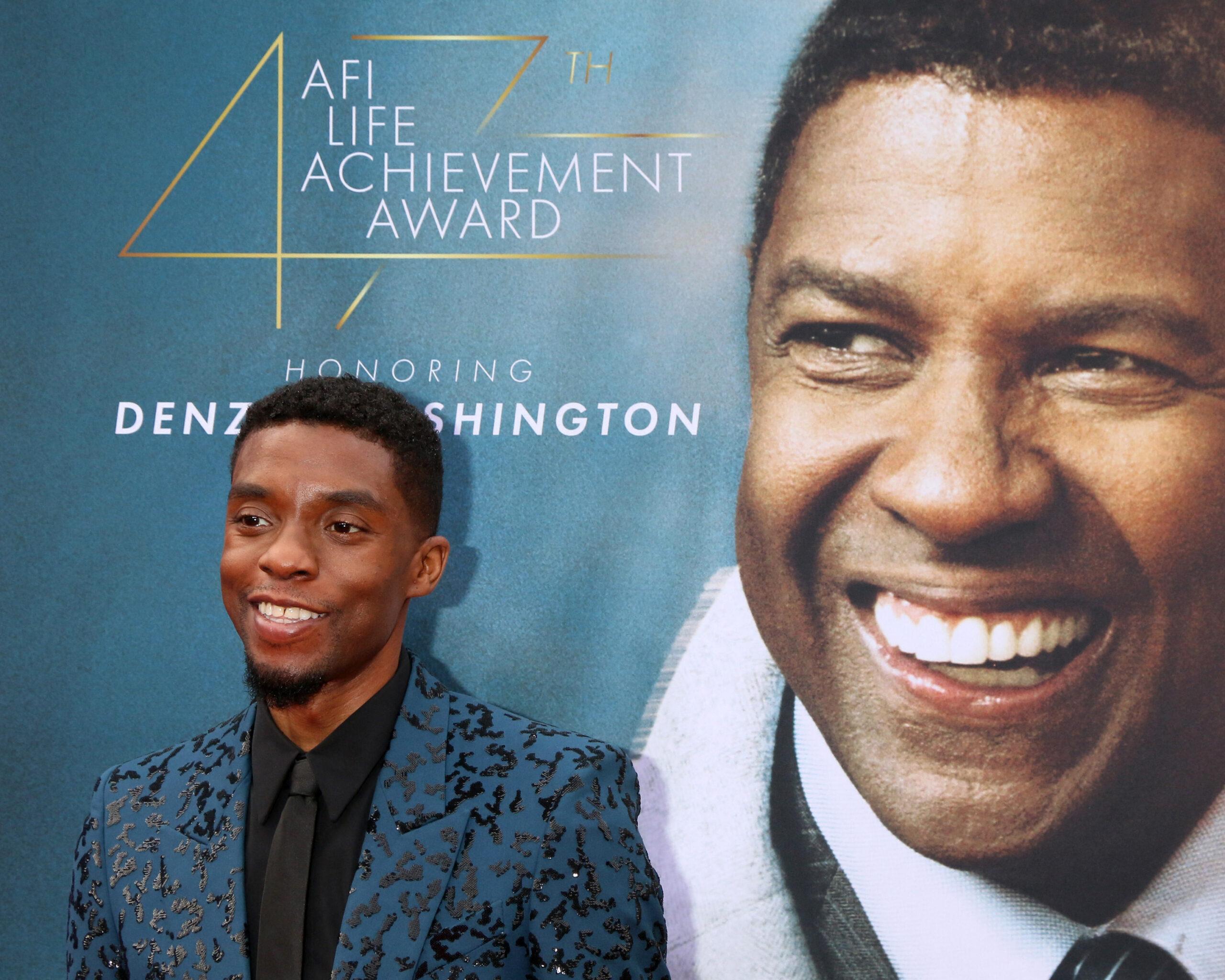 Chadwick Boseman at the AFI Honors Denzel Washington