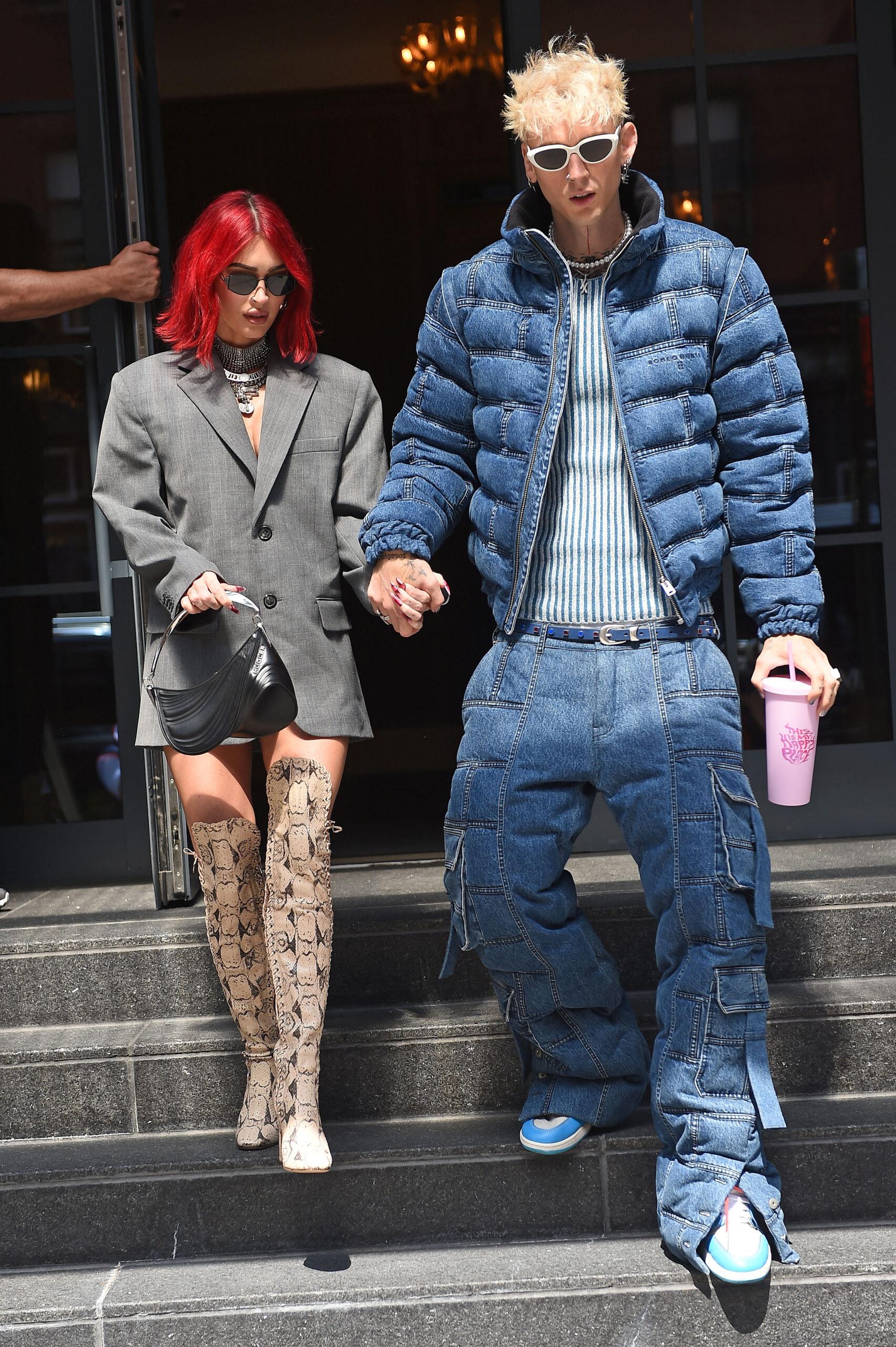 Megan Fox and Machine Gun Kelly out in NYC