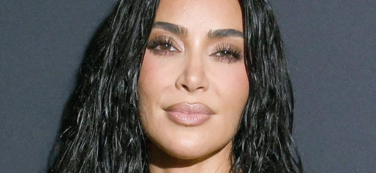 Kim Kardashian close up