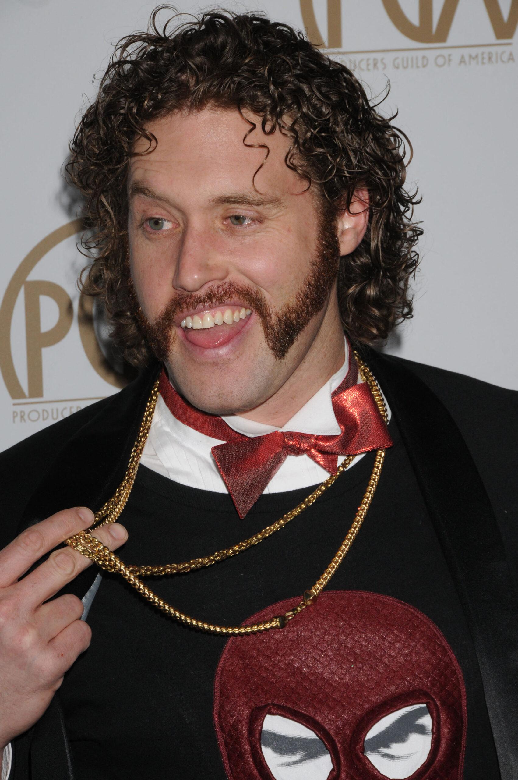 TJ Miller przy Nagrodami Gildii Producentów w Los Angeles