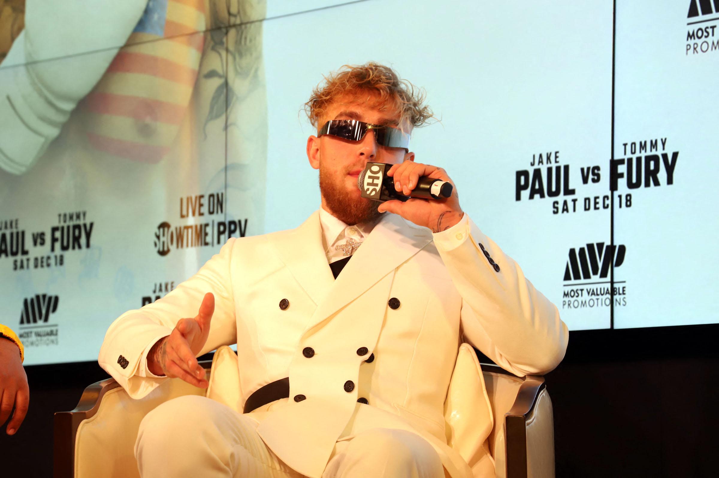 Jake Paul Press Conference - Las Vegas