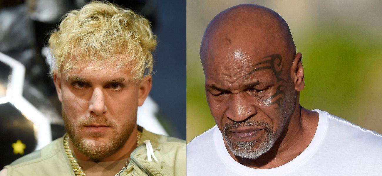 Jake Paul, Mike Tyson photo collage