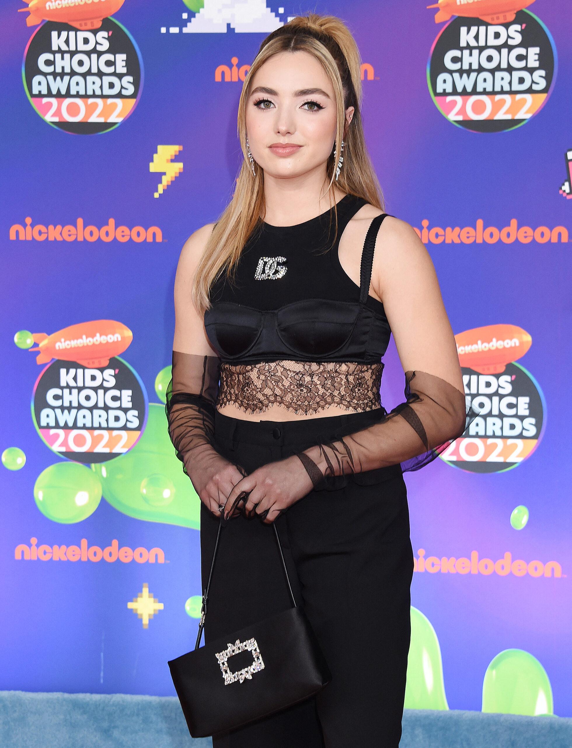 Peyton List at Nickelodeon Kids' Choice Awards 2022 