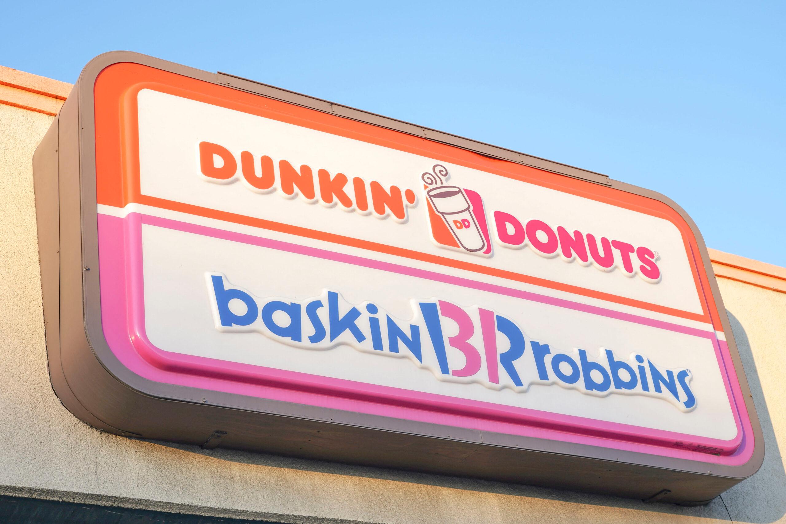 Dunkin Donuts sign