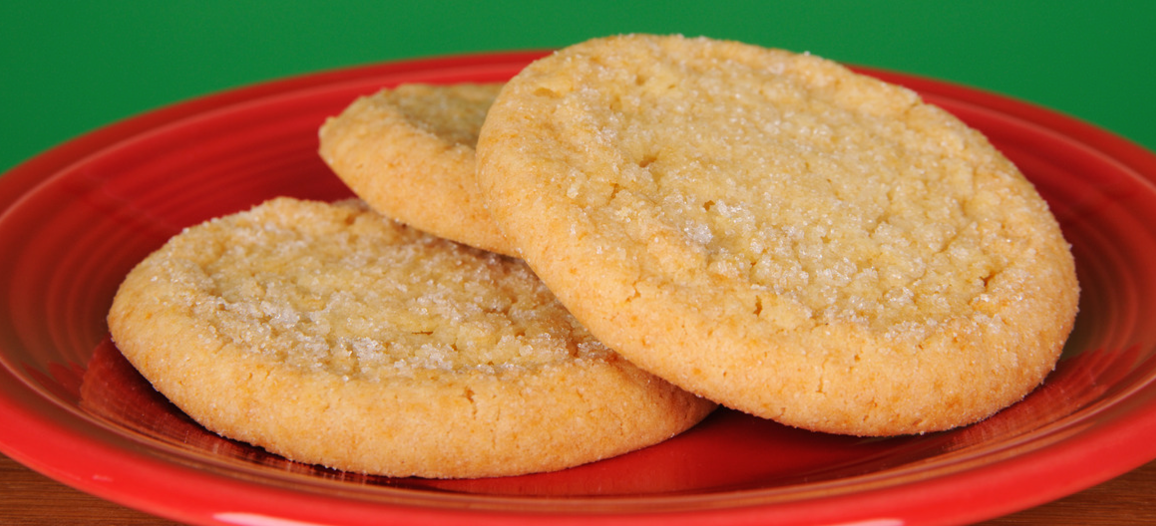 sugar cookies on a plate