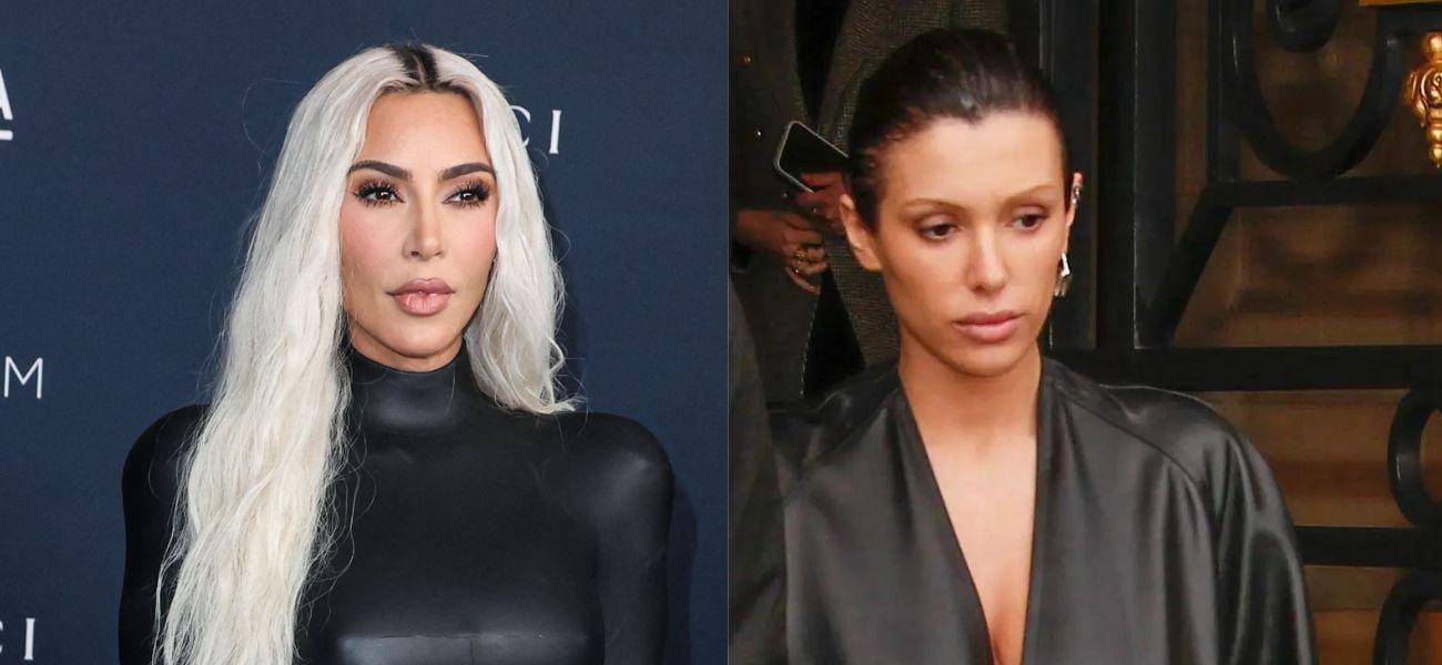 Kim Kardashian, Bianca Censori photo collage