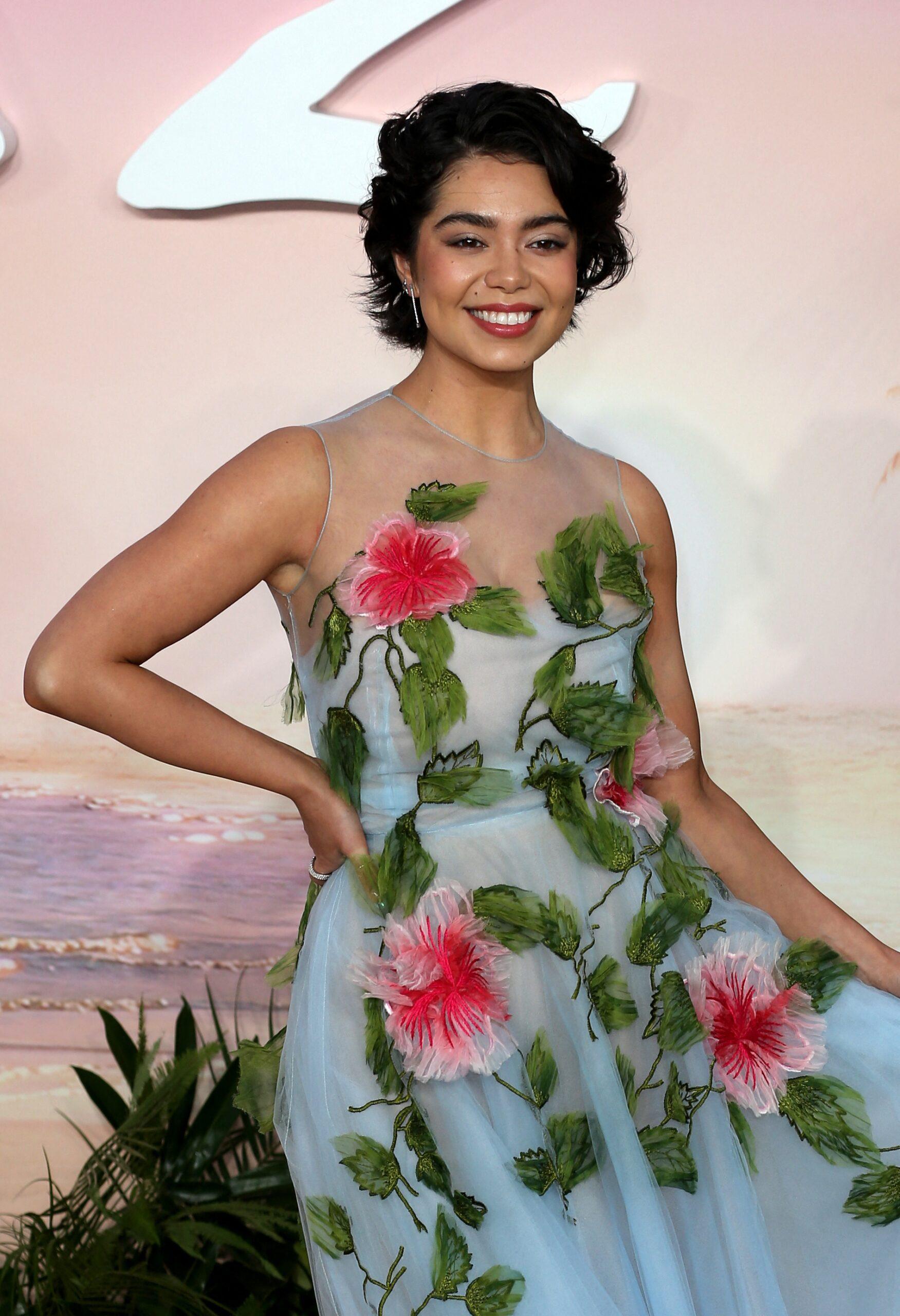 Auli’i Cravalho at ''Moana 2'' UK Premiere at Cineworld Leicester Square in London