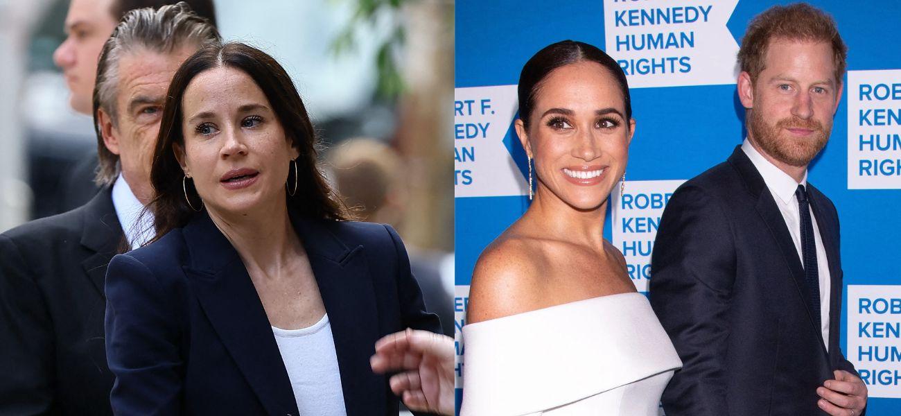 Ashley Biden, Meghan Markle and Prince Harry photo collage