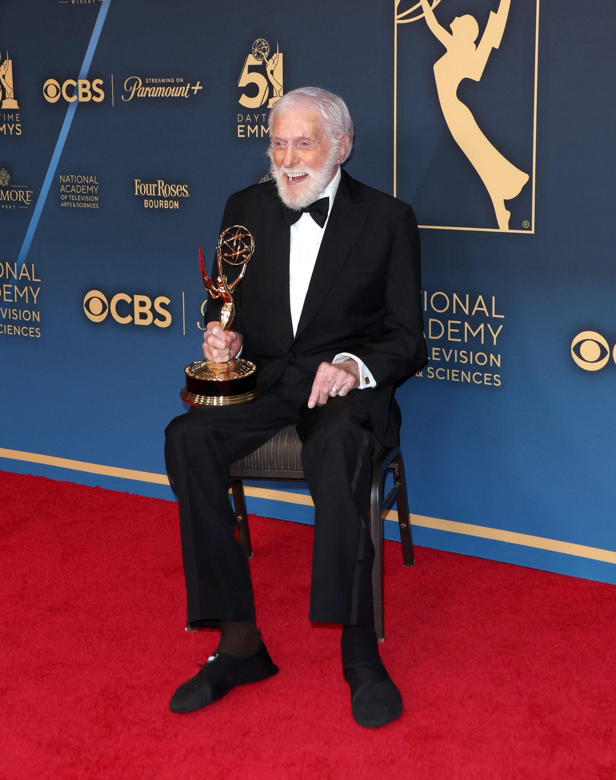 Dick Van Dyke at the 51st Daytime Emmy Awards - Newsroom