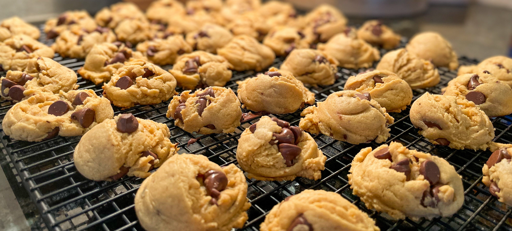 Peanut butter chocolate chip cookies