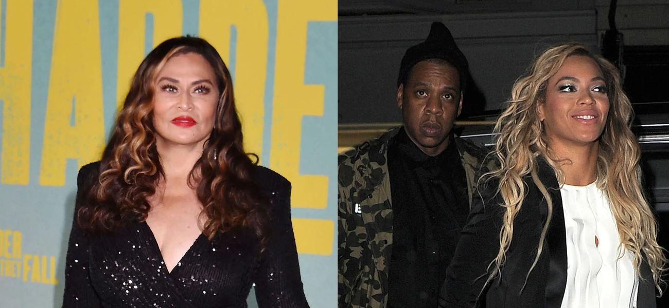 Tina Knowles-Lawson, Jay-Z, Beyoncé photo collage