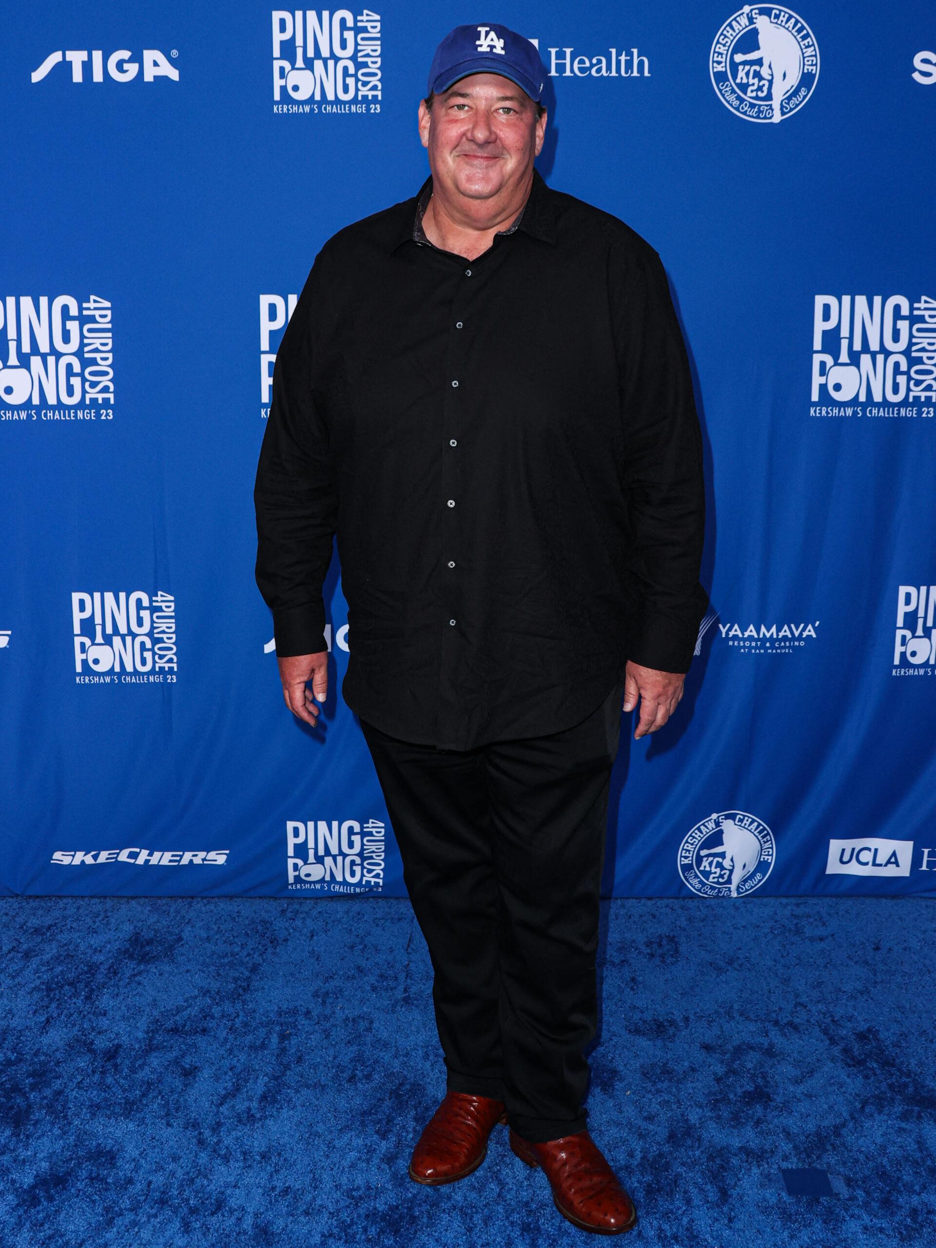 Brian Baumgartner at Kershaw's Challenge 10th Annual Ping Pong 4 Purpose 2023 Charty Event Celebrity Tournament