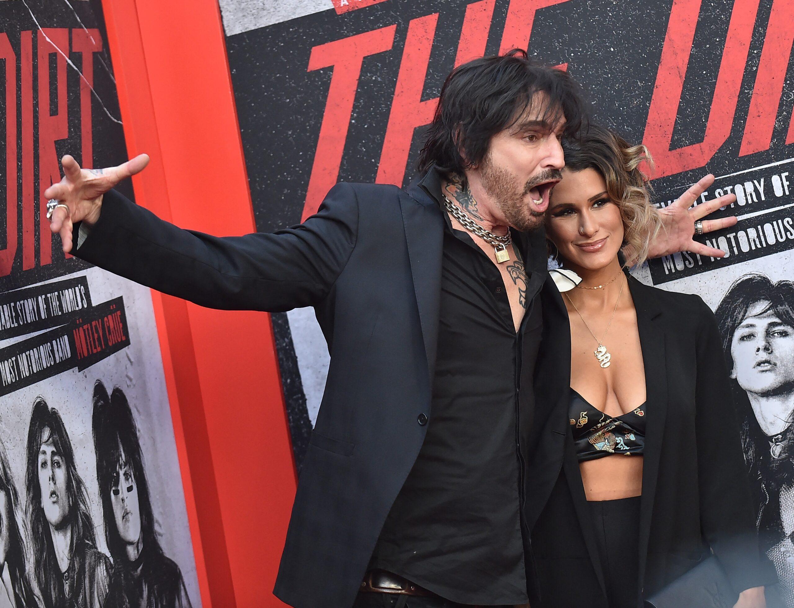 Tommy Lee and Brittany Furlan at Netflix's 'The Dirt' World Premiere