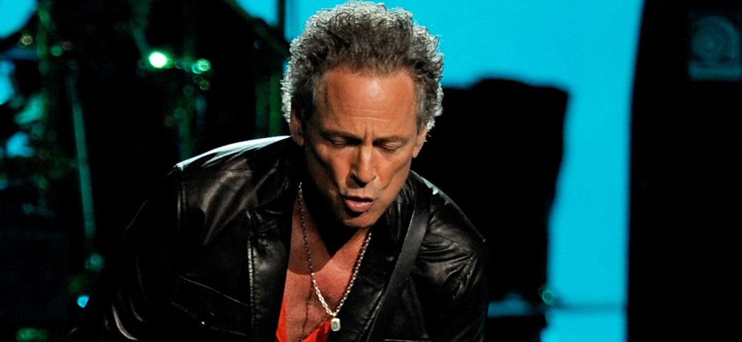 Lindsey Buckingham performs with Rock band Fleetwood Mac live in concert at Bank Atlantic Center