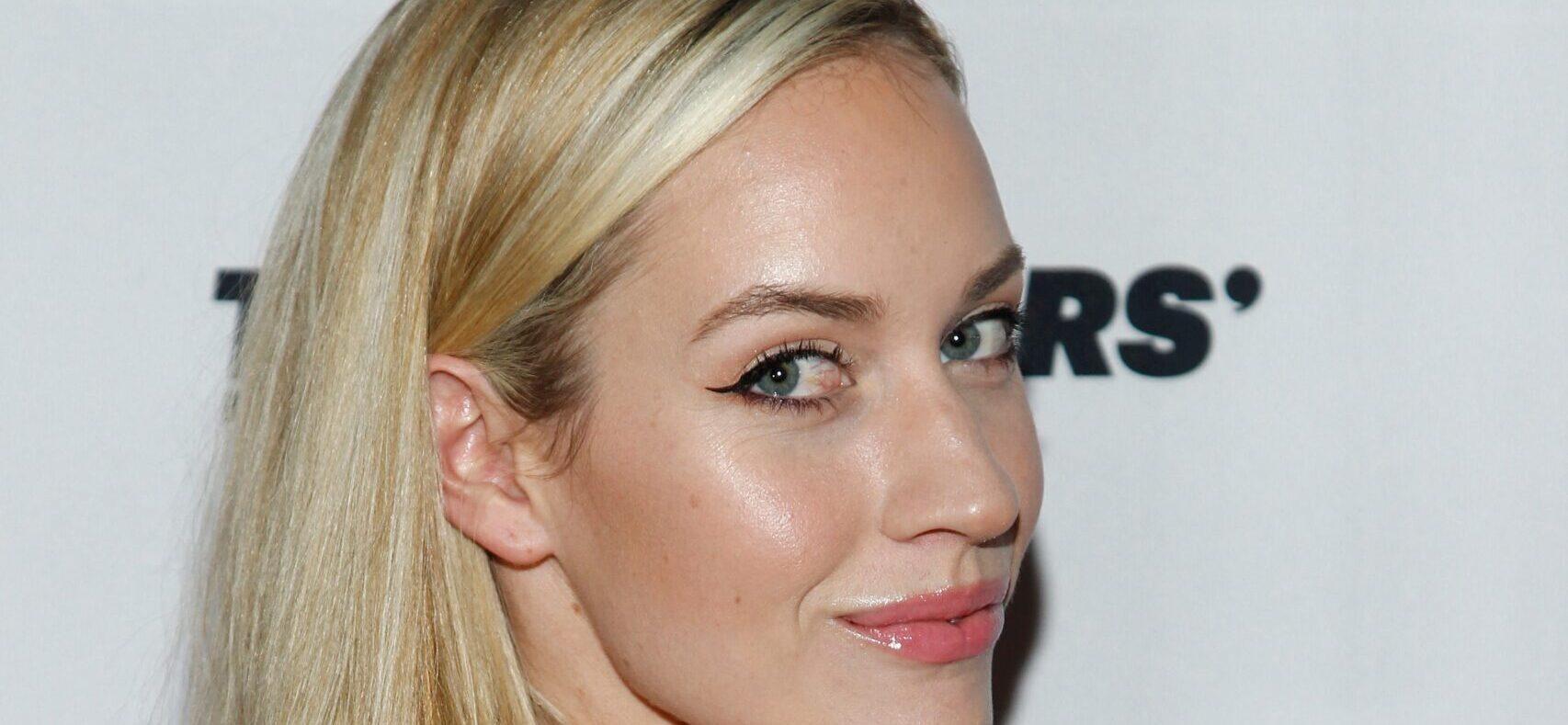 Paige Spiranac arrives at the Derek Jeter Celebrity Invitational Gala held at ARIA Resort ©. 19 Apr 2018 Pictured: Paige Spiranac. Photo credit: JPA / AFF-USA.com / MEGA TheMegaAgency.com +1 888 505 6342 (Mega Agency TagID: MEGA205785_018.jpg) [Photo via Mega Agency]