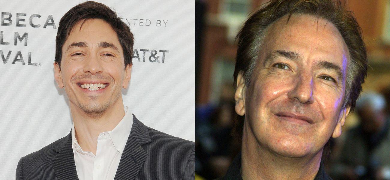 Justin Long (left) Alan Rickman (right)