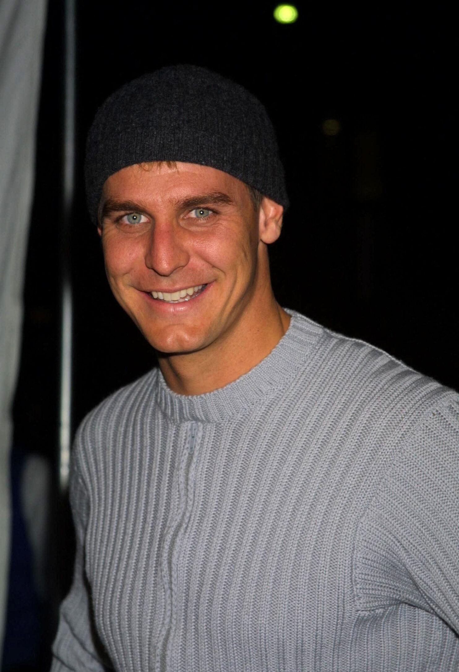 Ingo Rademacher wearing a beanie