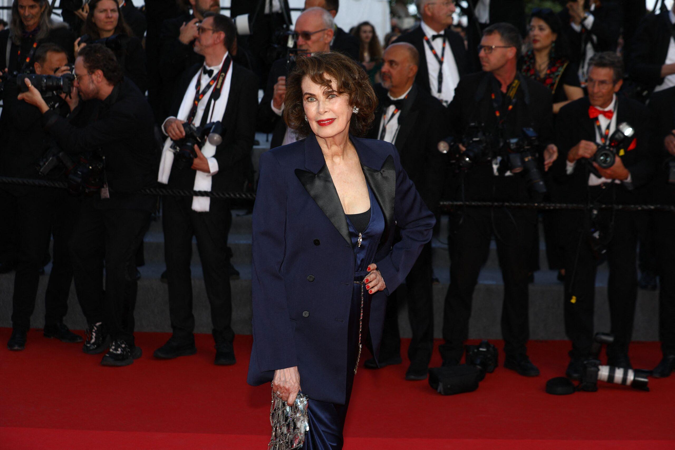 Dayle Haddon at "La Plus Precieuse Des Marchandises" (The Most Precious Of Cargoes) Red Carpet - The 77th Annual Cannes Film Festival