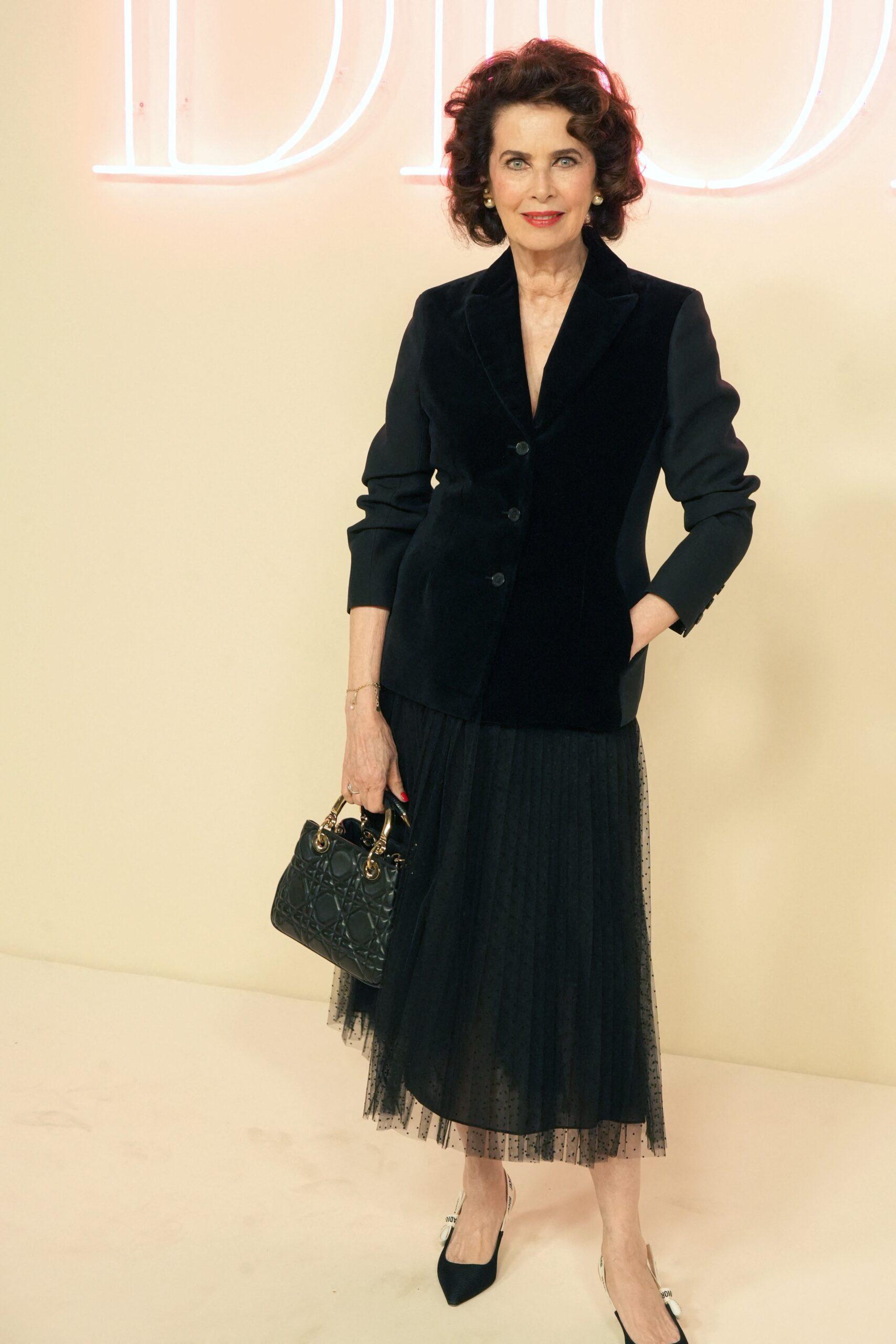 Dayle Haddon at Dior Fashion Show at the Brooklyn Museum-NYC