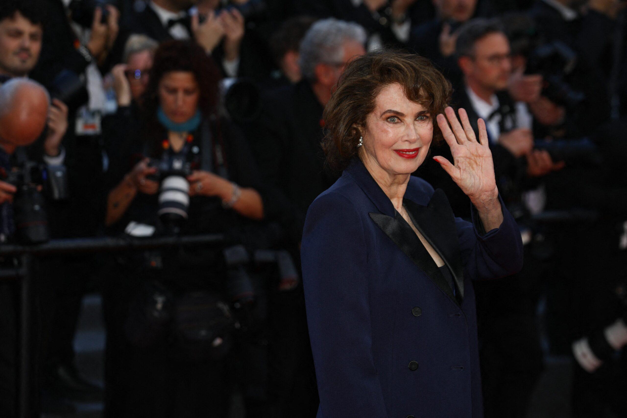 Dayle Haddon at "La Plus Precieuse Des Marchandises" (The Most Precious Of Cargoes) Red Carpet - The 77th Annual Cannes Film Festival