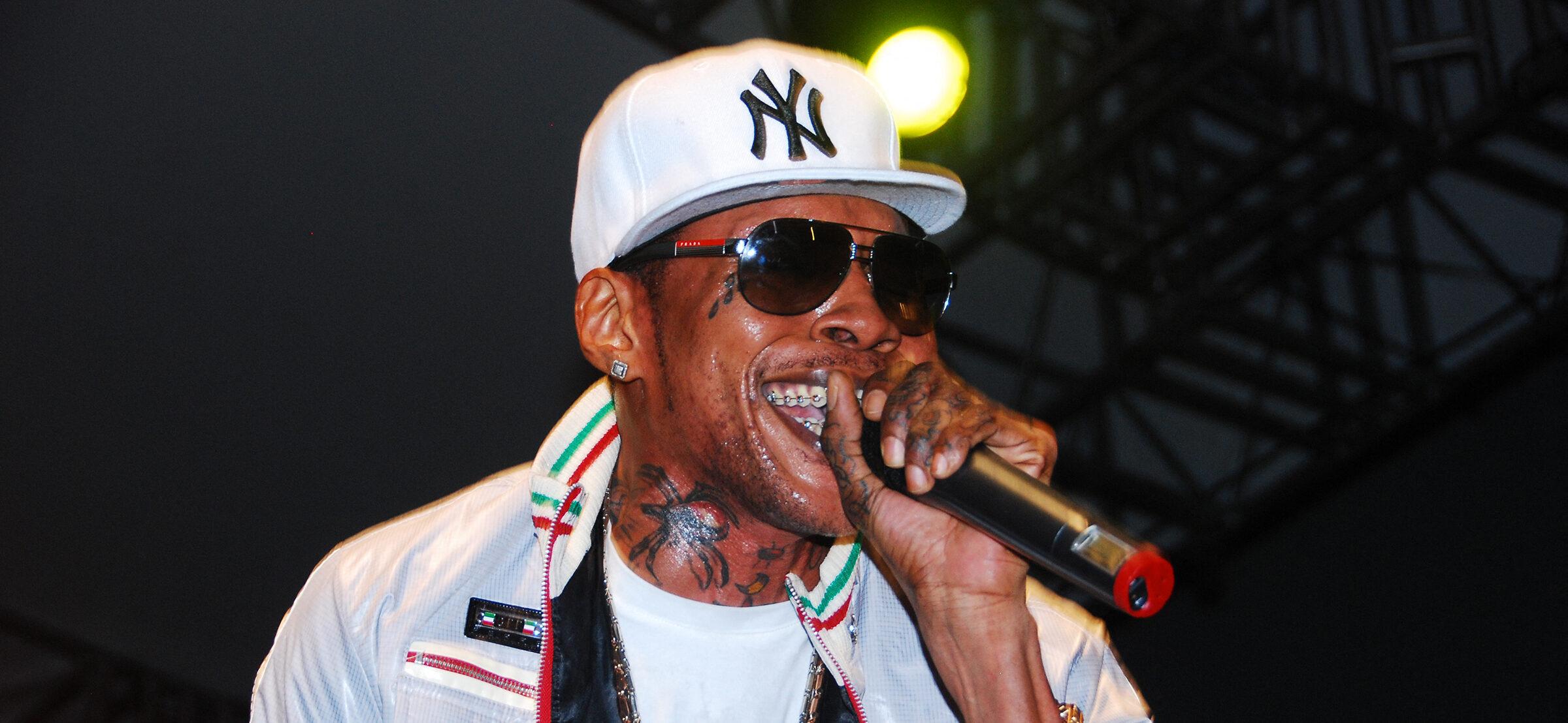 Jamaican danchall star Vybz Kartel performs