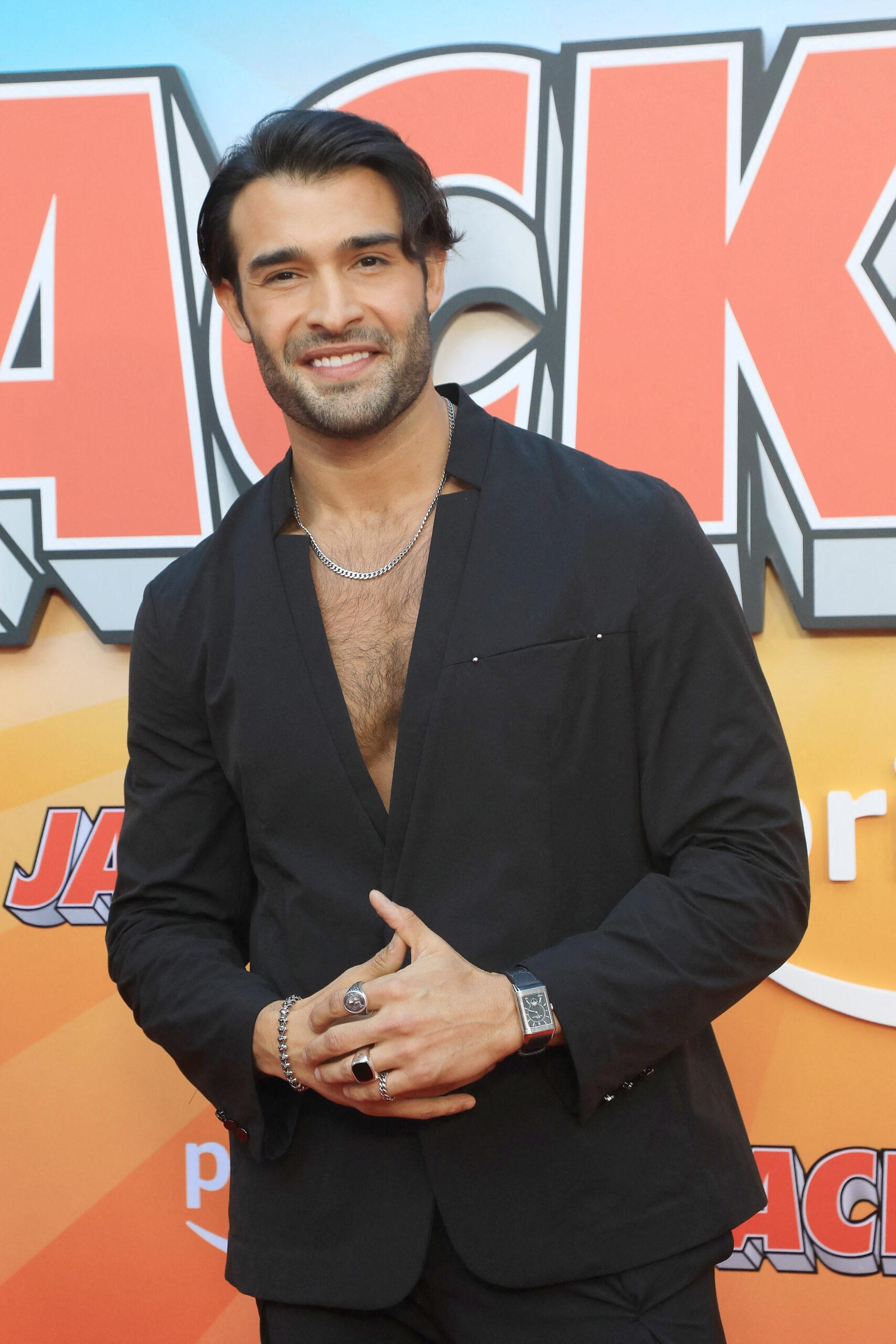 Sam Asghari at the Jackpot! Premiere at TCL Chinese Theater IMAX