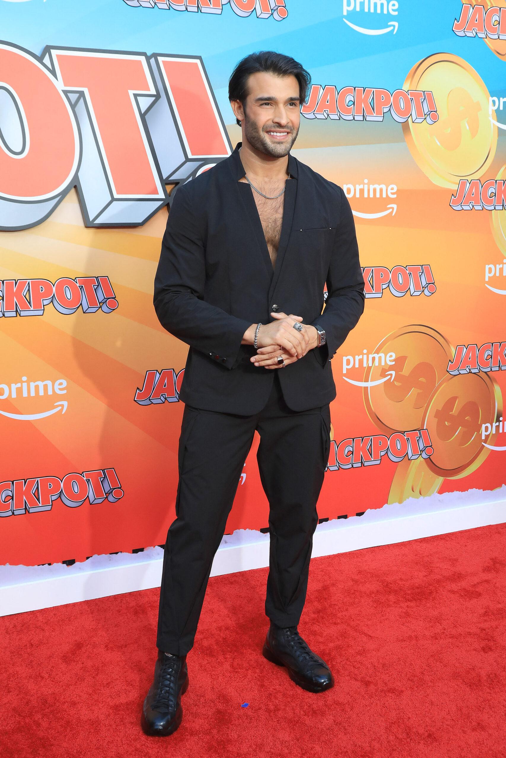 Sam Asghari on Jackpot! Prime Minister in Chinese Theater TCL IMAX