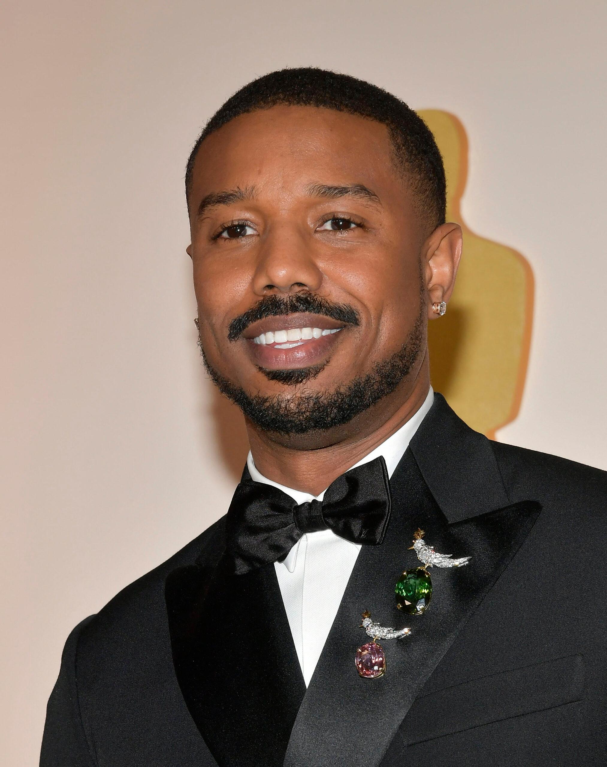 Michael B Jordan at the 95th Annual Academy Awards 