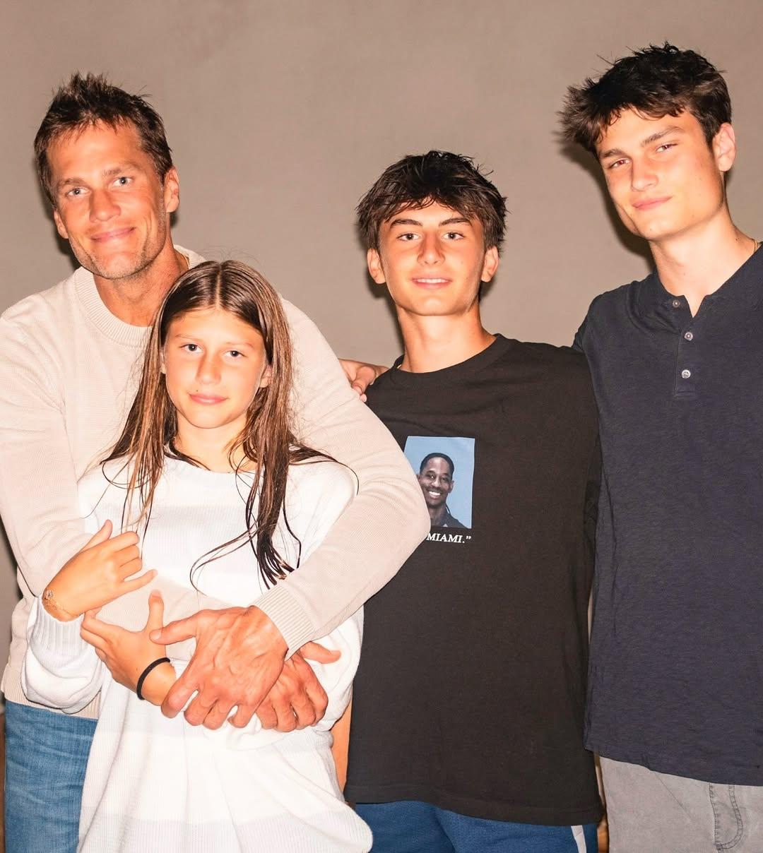 Gisele Bündchen's ex-husband Tom Brady and his kids